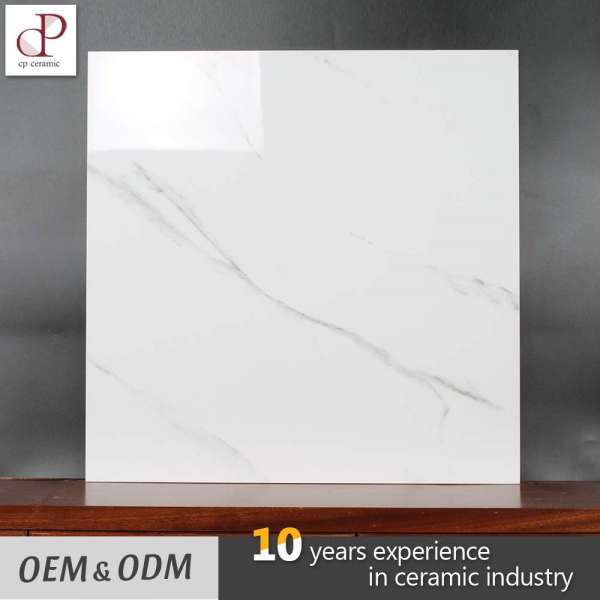 Factory Price Carcara White Marble Design Glazed Porcelain Floor Tile